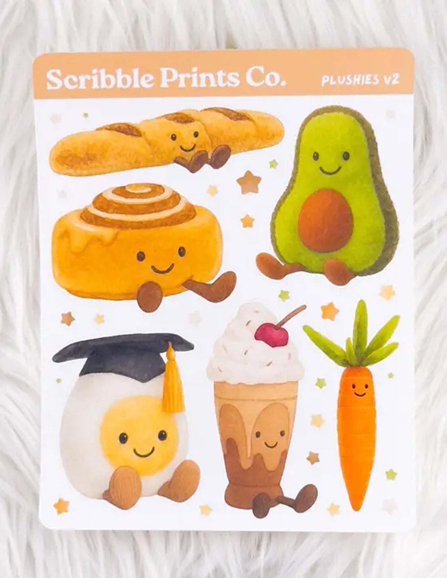 Plushies V2 Sticker Sheet