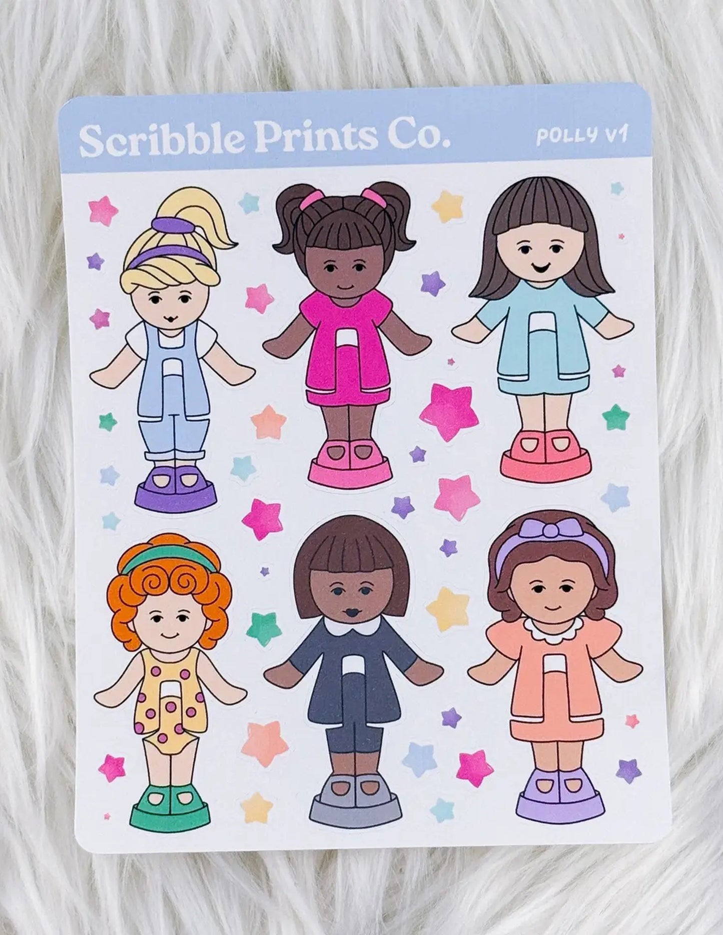 Polly V1 Sticker Sheet