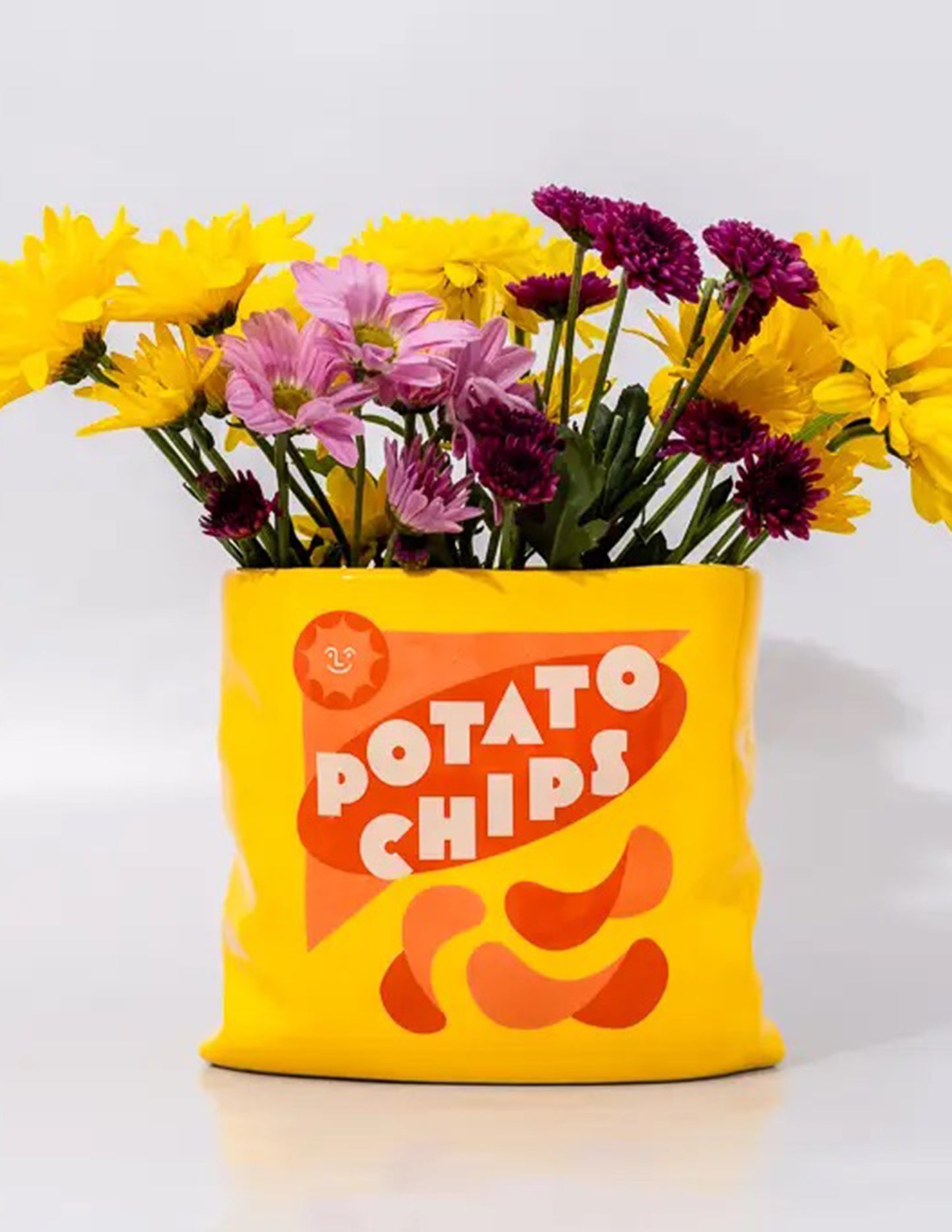 Potato Chips Ceramic Vase