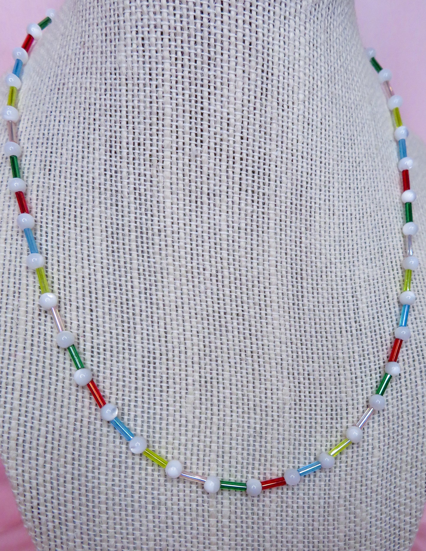 Rainbow Sprinkles Necklace