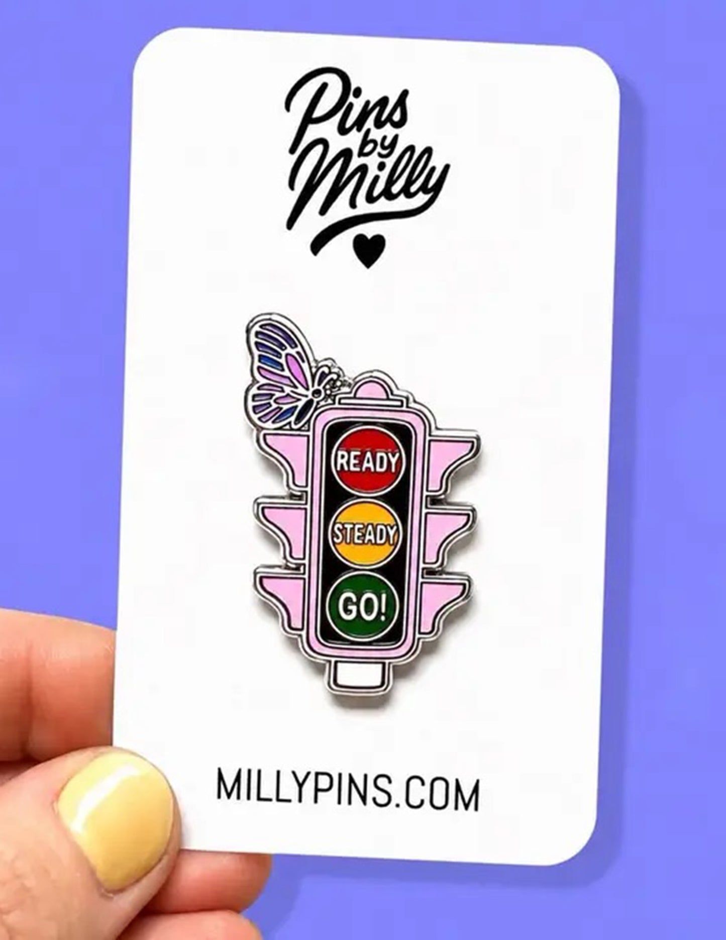 Ready Steady Go Enamel Pin
