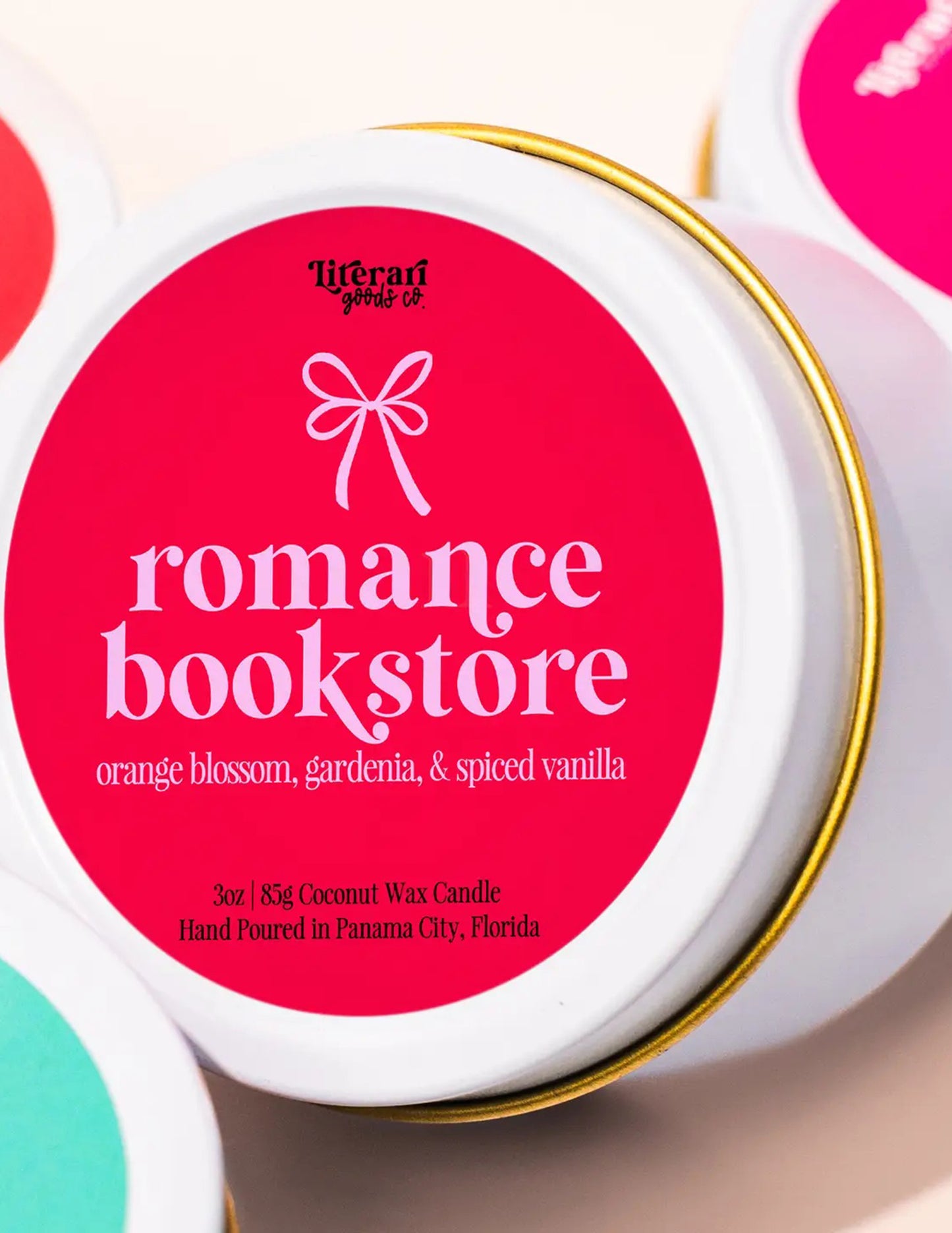 Romance Book Store Candle