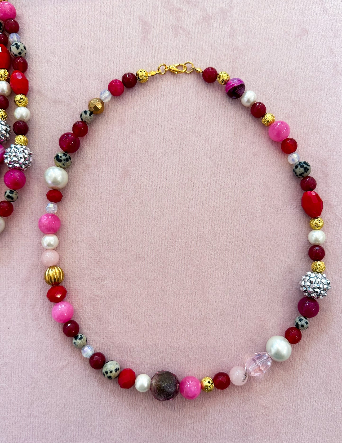 Ruby Rose Sparkle Necklace