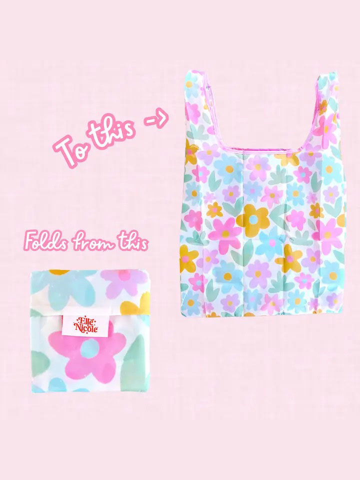 Sage Bloom Reusable Bag