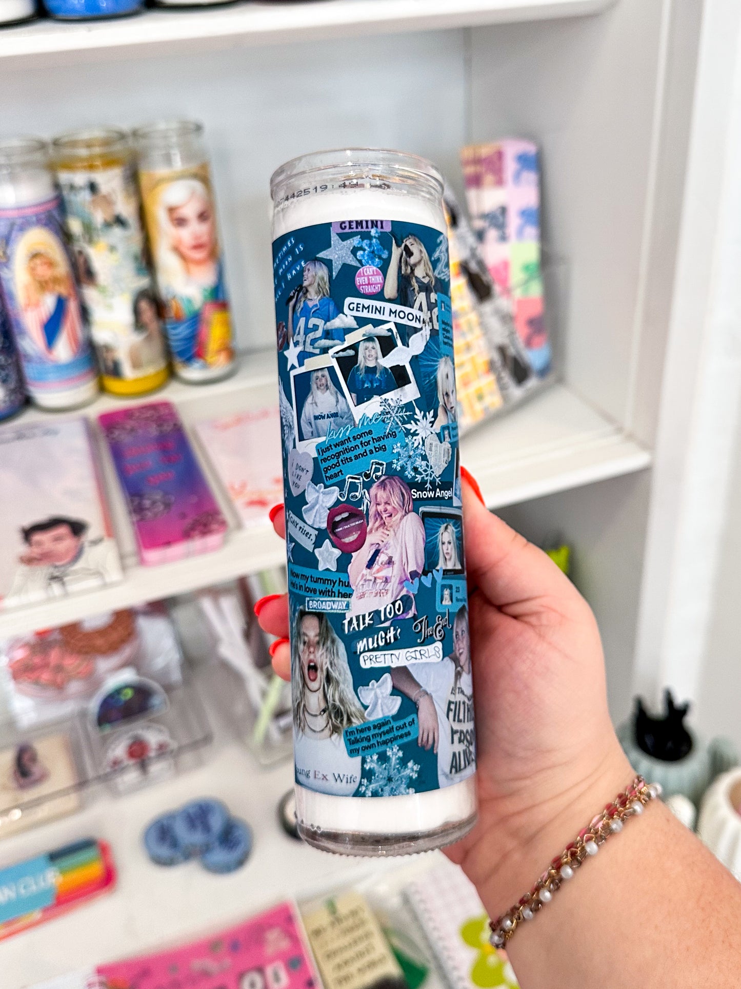 Saint Snow Angel Candle