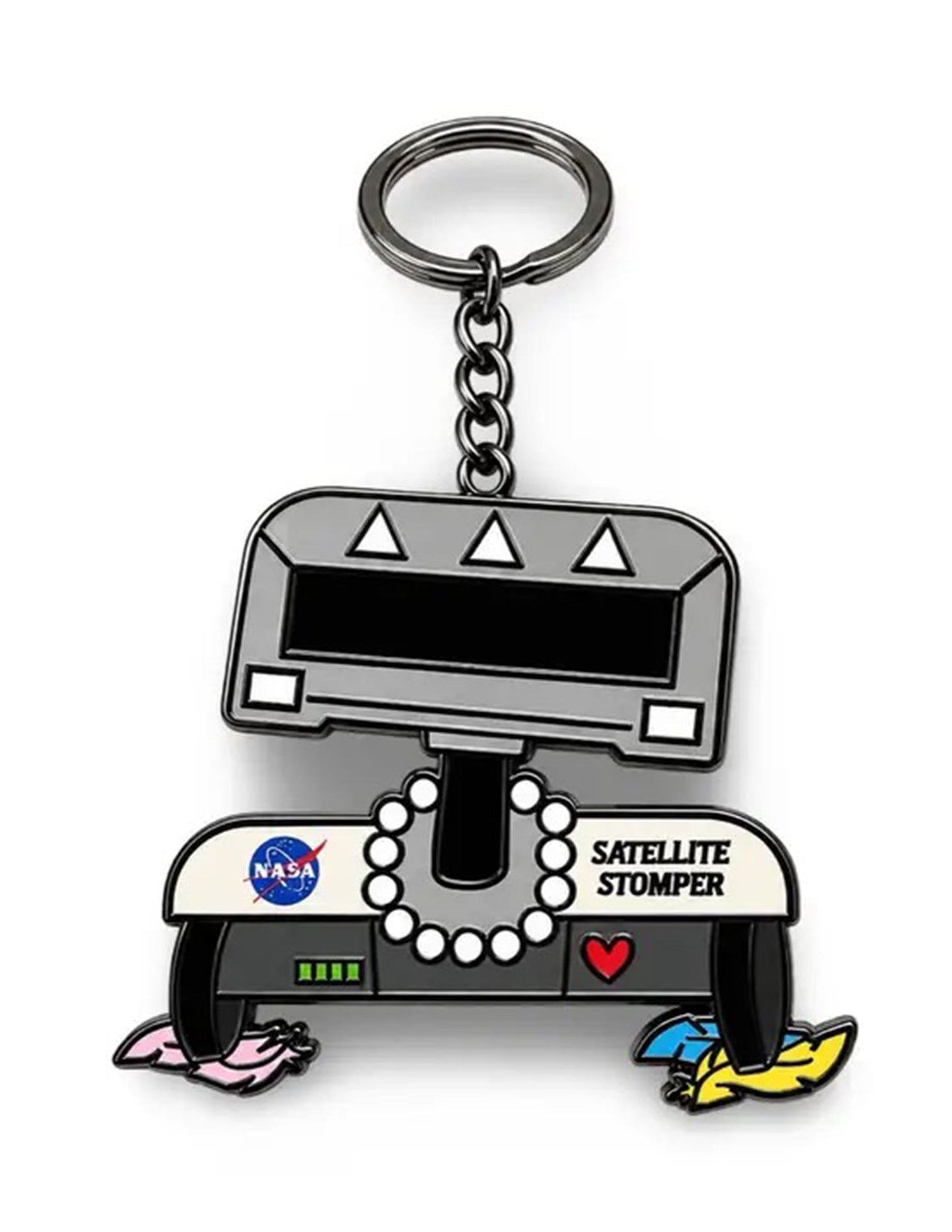 Satellite Stomper Enamel Keychain