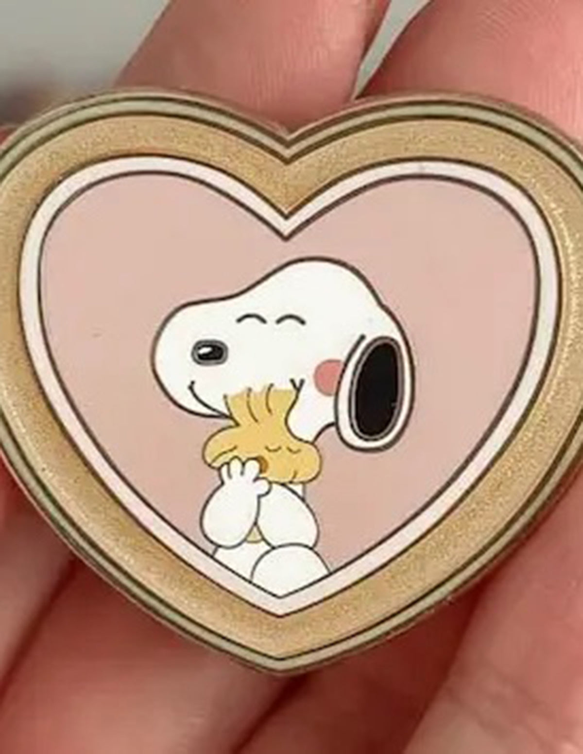 Snoop Heart Locket Enamel Pin