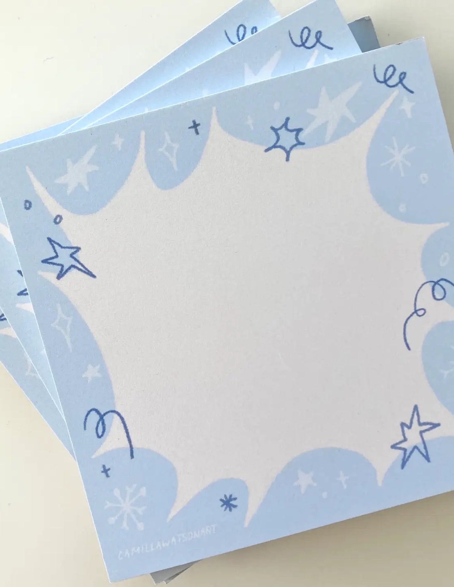 Snow & Stars Notepad