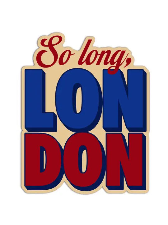 So Long, London Sticker