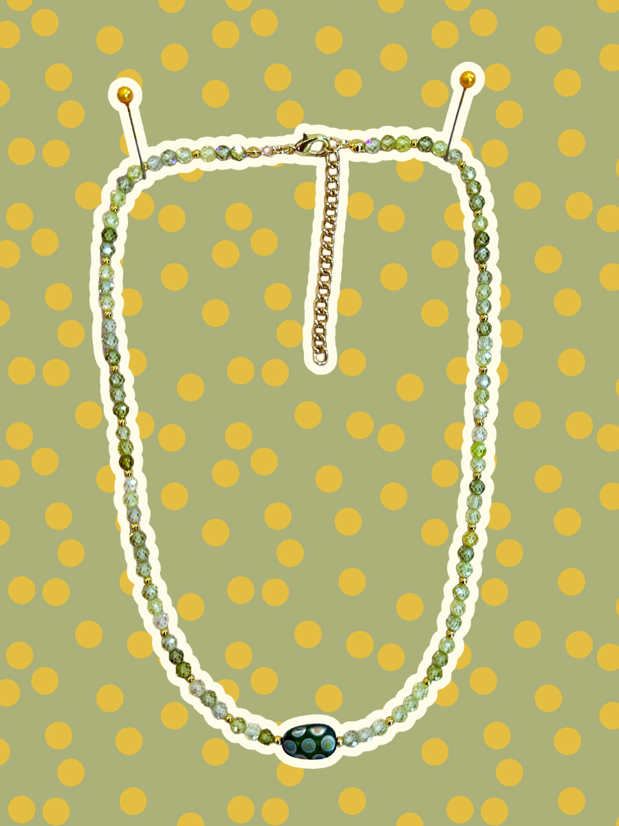 Spot Olive Necklace