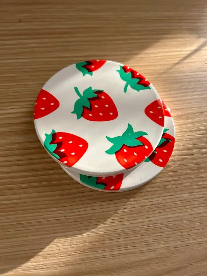 Strawberry Coaster