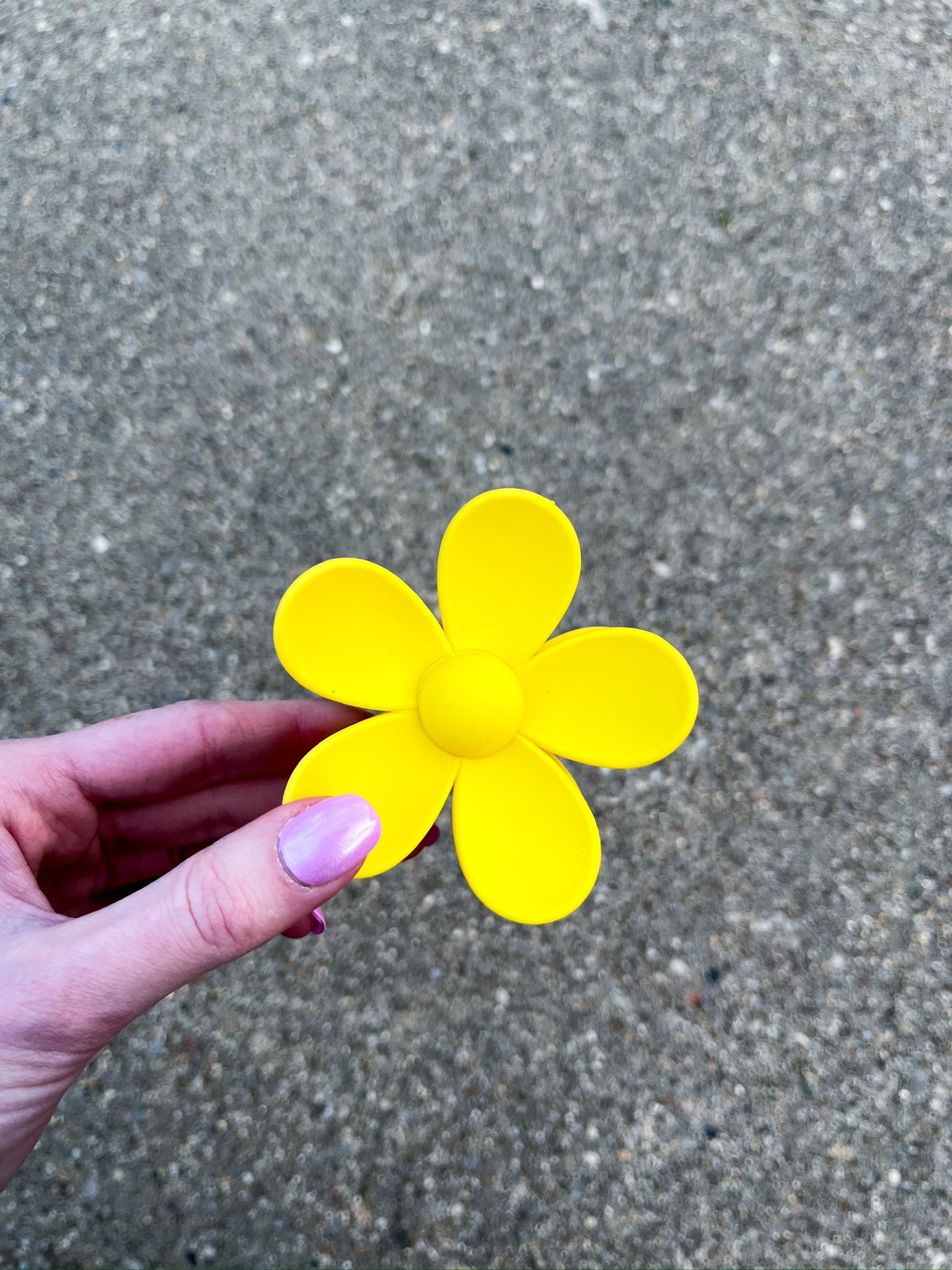 Flower Claw Clip (Assorted Colors)