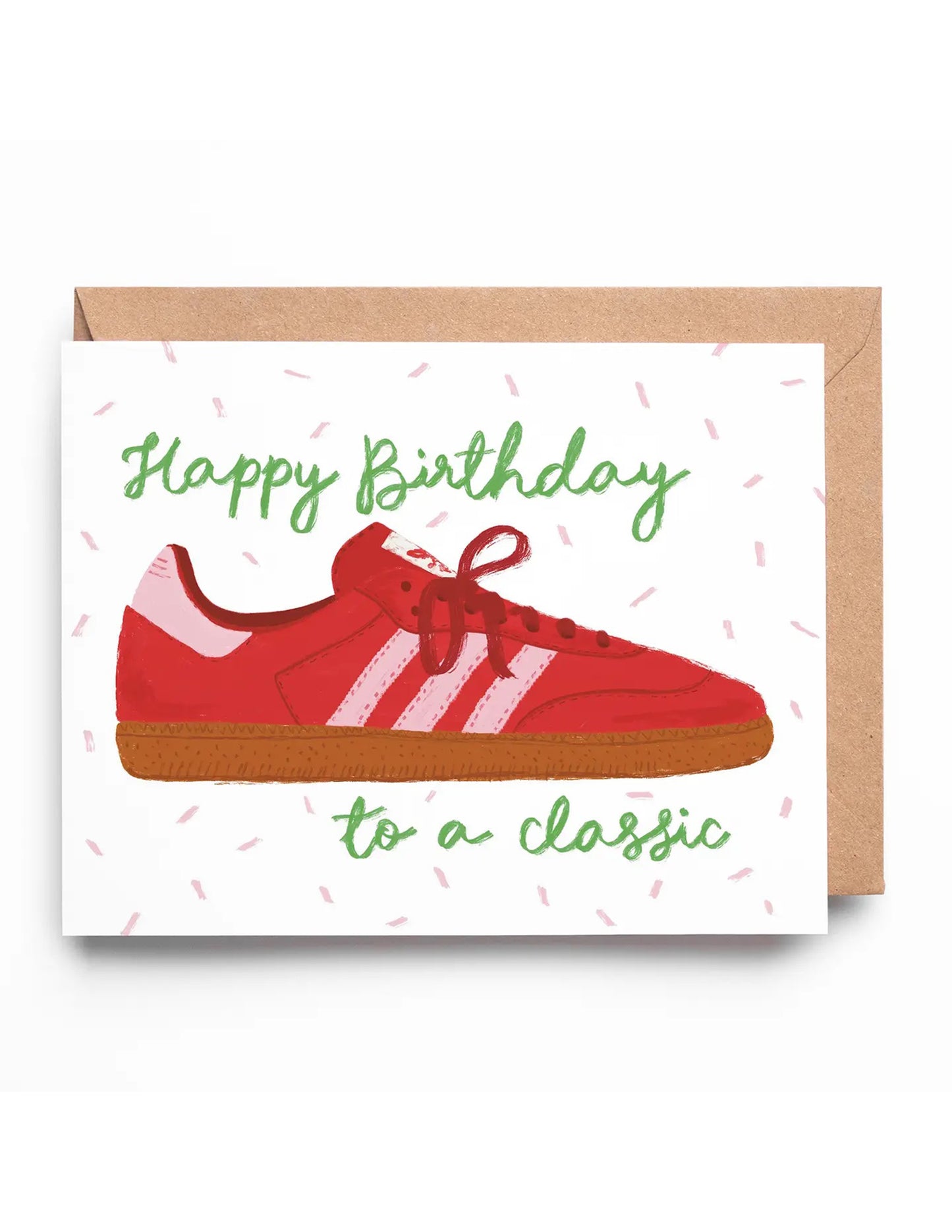 Tennis Shoe Birthday Card