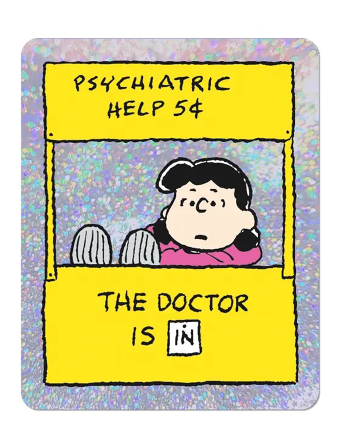 The Doctor Is In Sticker