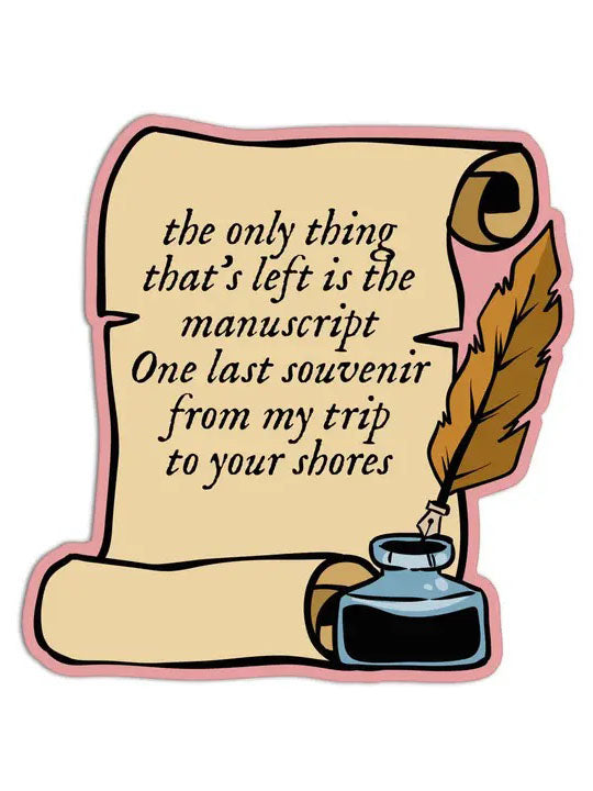 The Manuscript Sticker