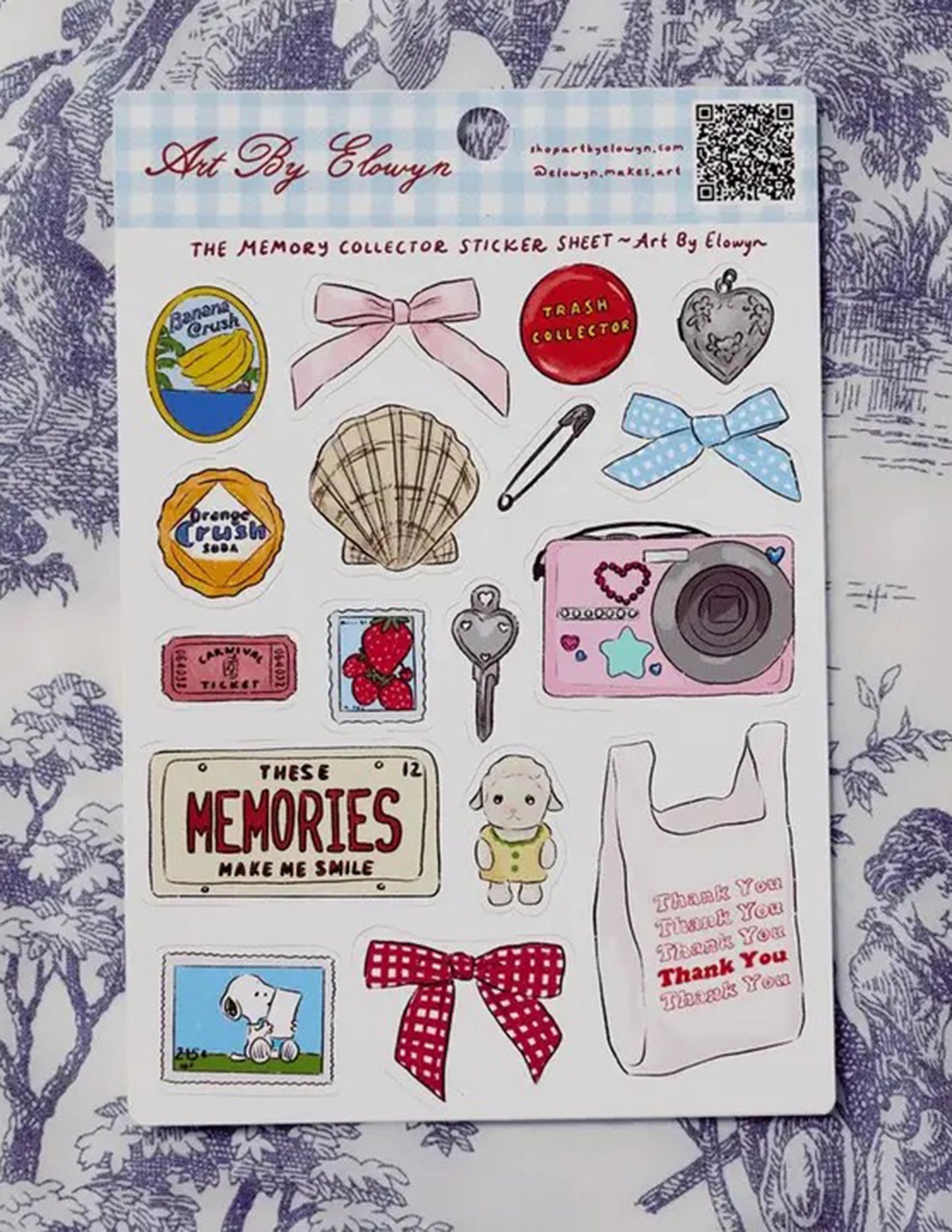 The Memory Collector Sticker Sheet