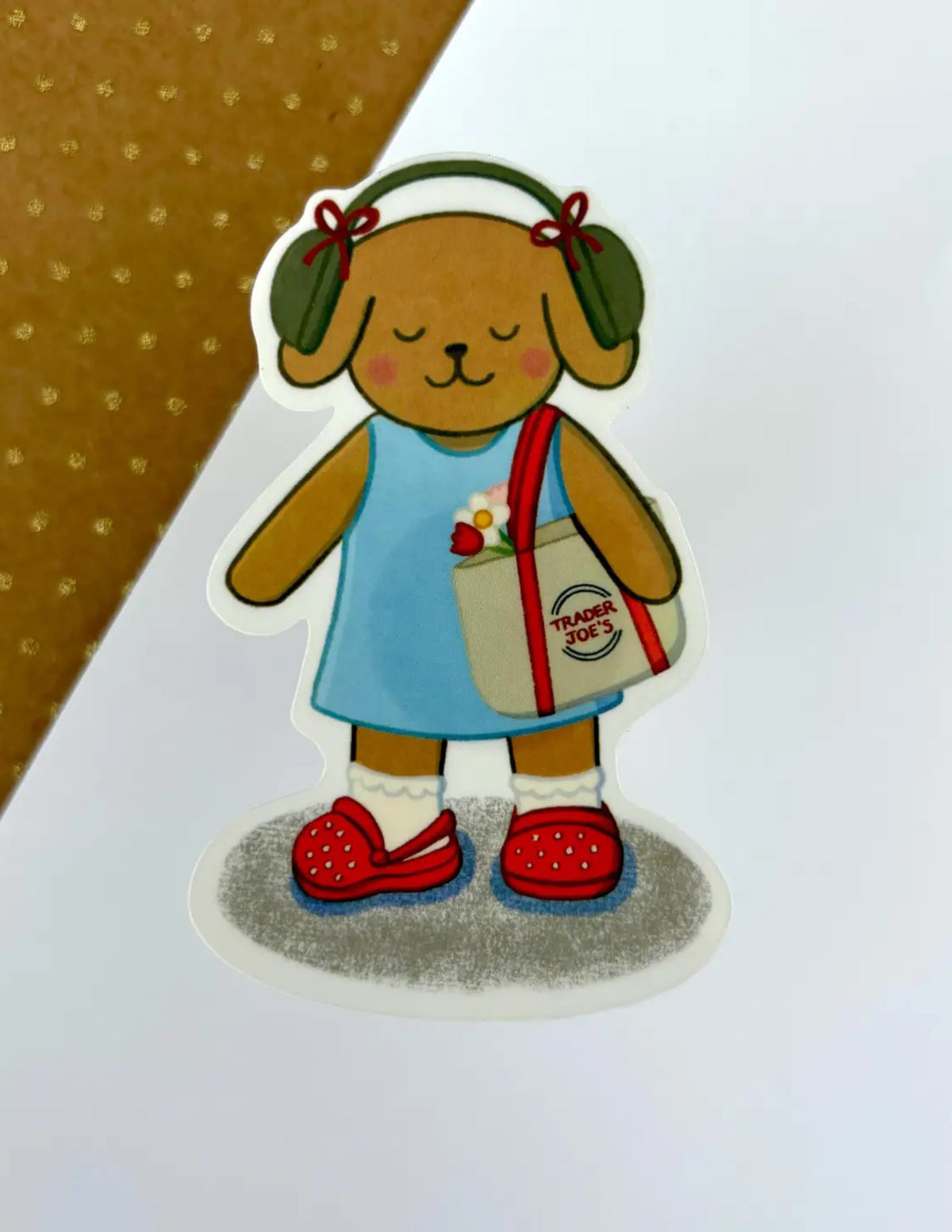 Trader Jo's Puppy Sticker