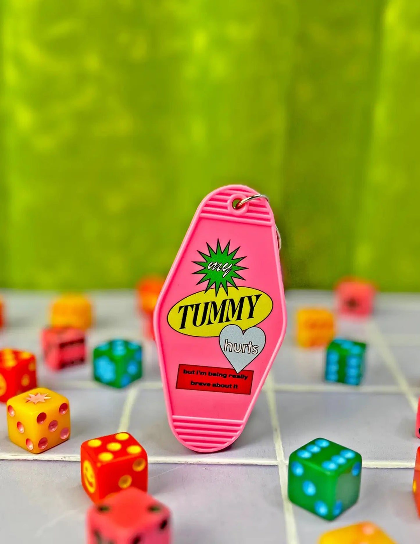 Tummy Ache Keychain