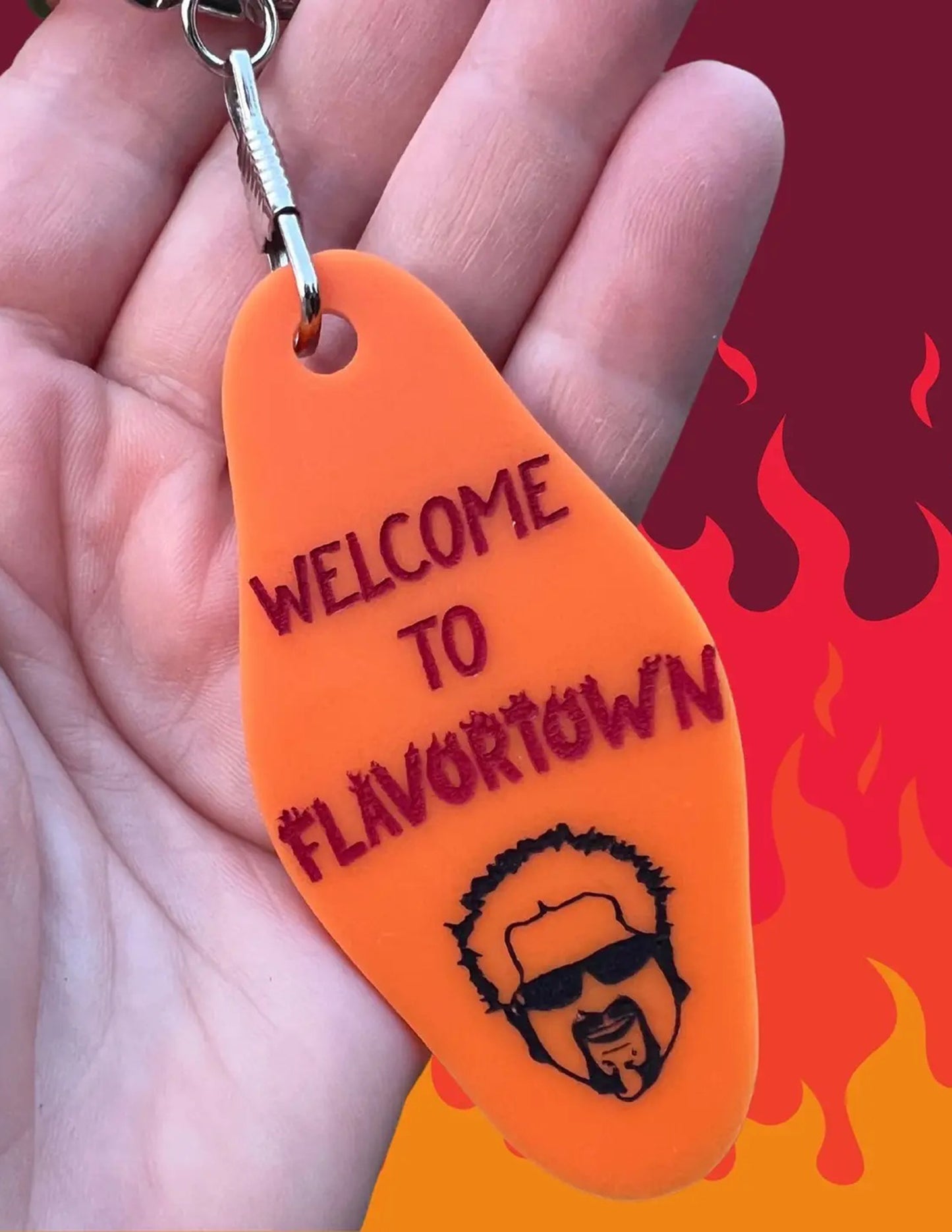 Welcome To Flavortown Keychain