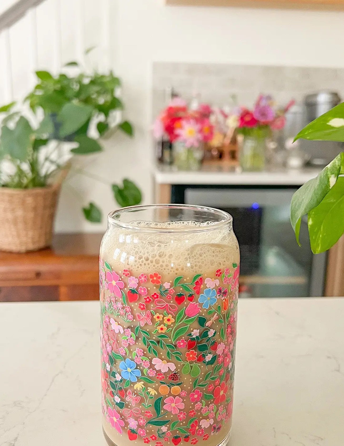 Whimsical Garden Glass