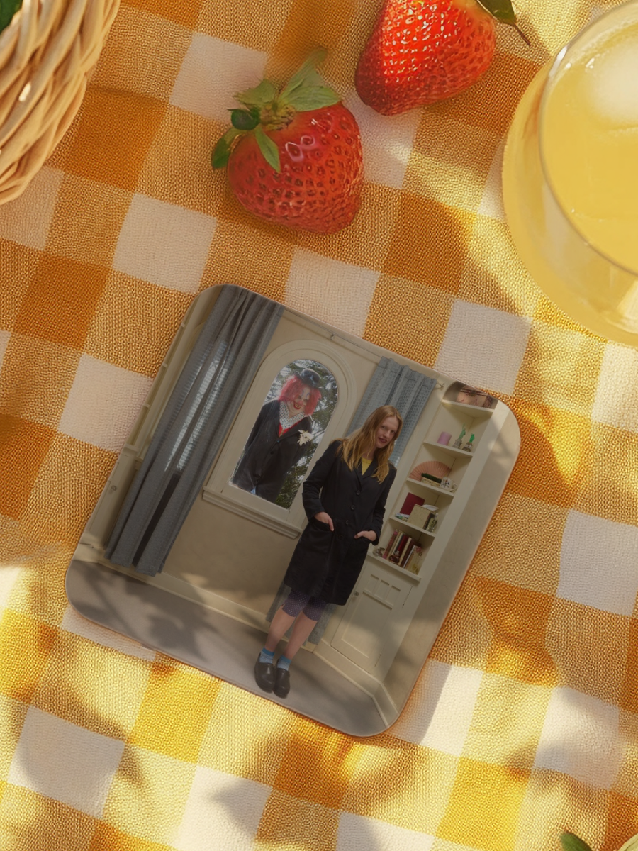 Who's The Clown Ceramic Coaster