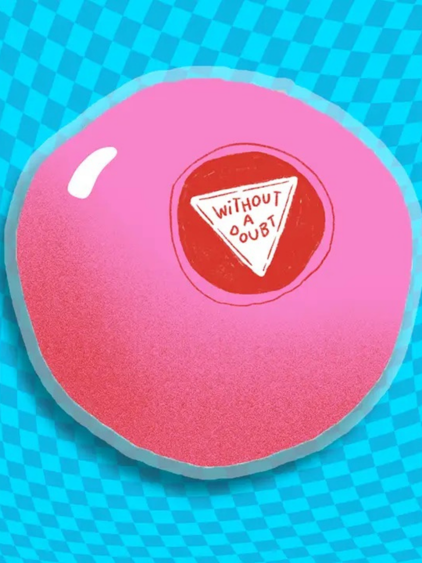 Without A Doubt Magic 8 Ball Sticker