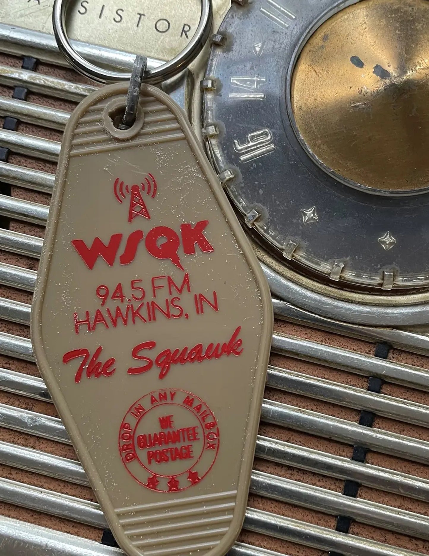 WSQK Radio Motel Key Fob