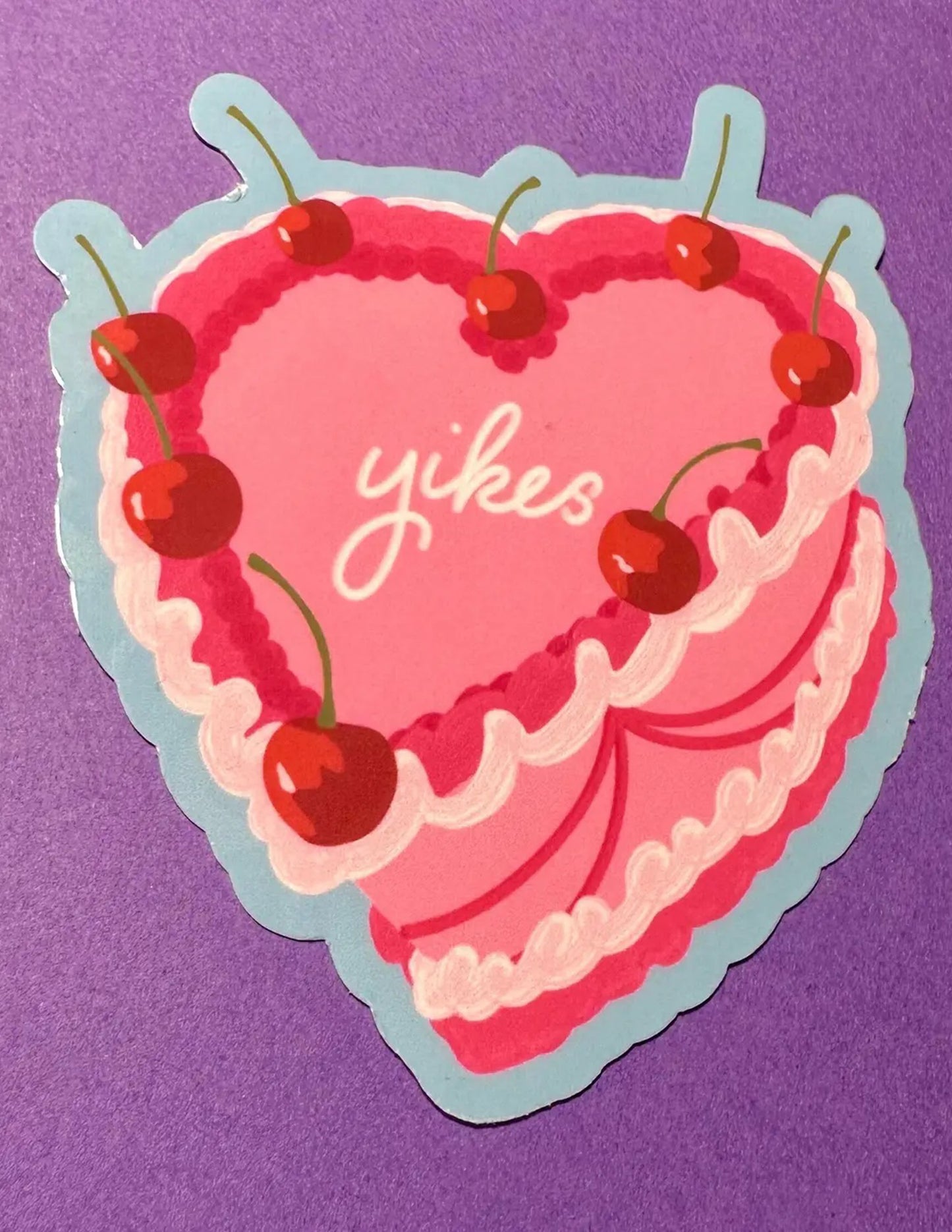 Yikes Cake Sticker