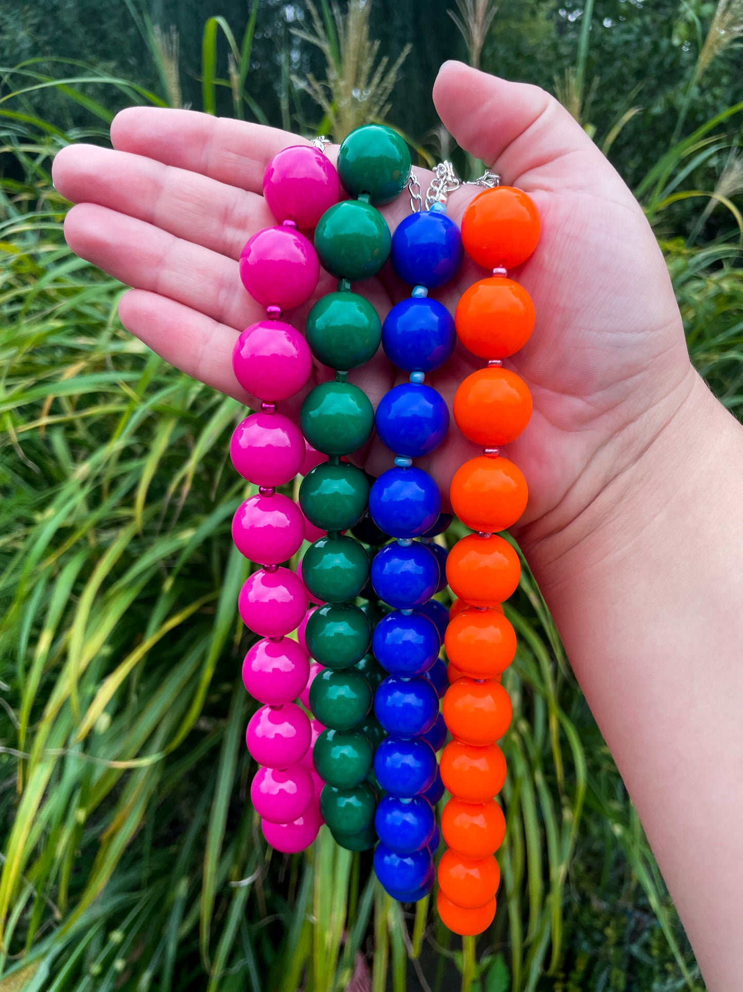 Bubblegum Bead Necklaces