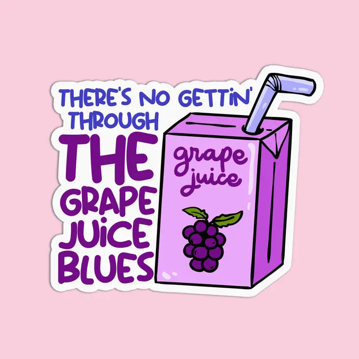 Grapejuice Vinyl Textured Sticker