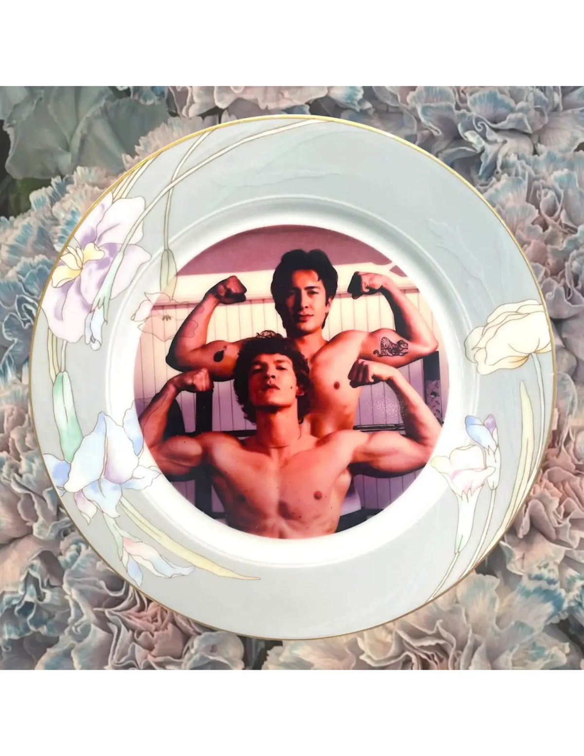 HR Floral Plate