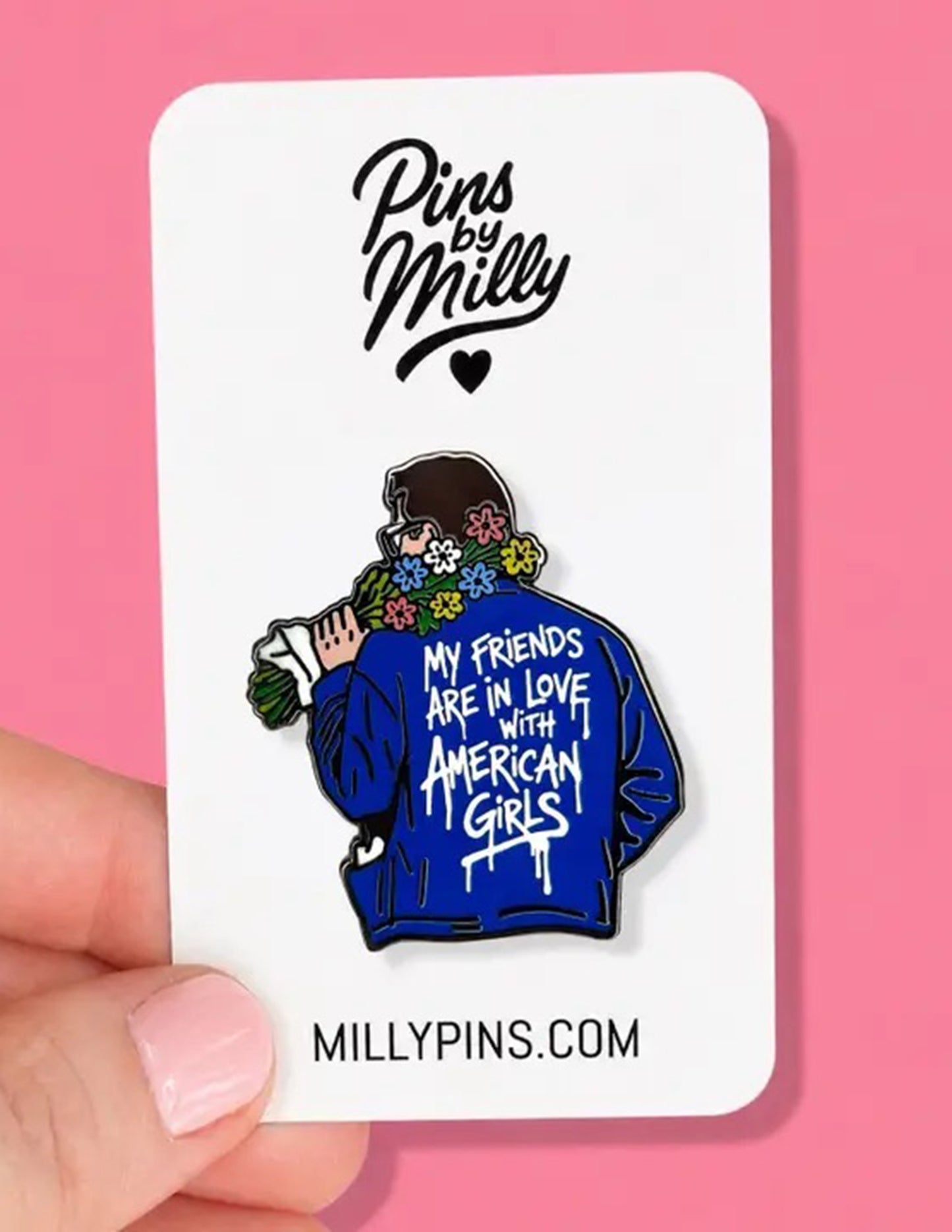 American Girls Enamel Pin