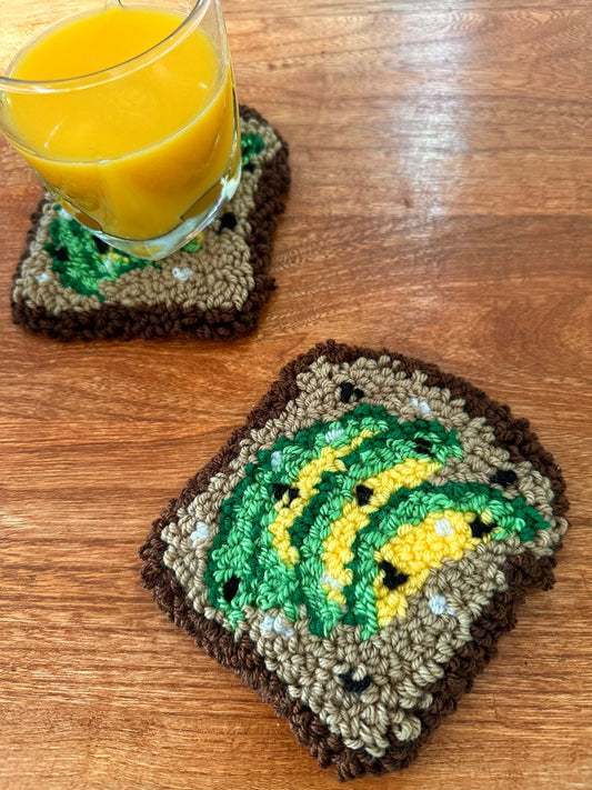 Avocado Toast Mug Rug