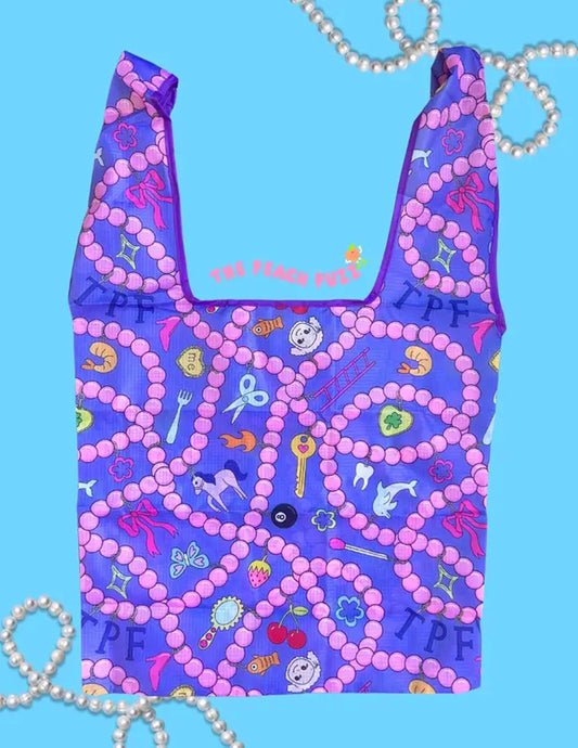 Bead Soup Folding Shopper Tote