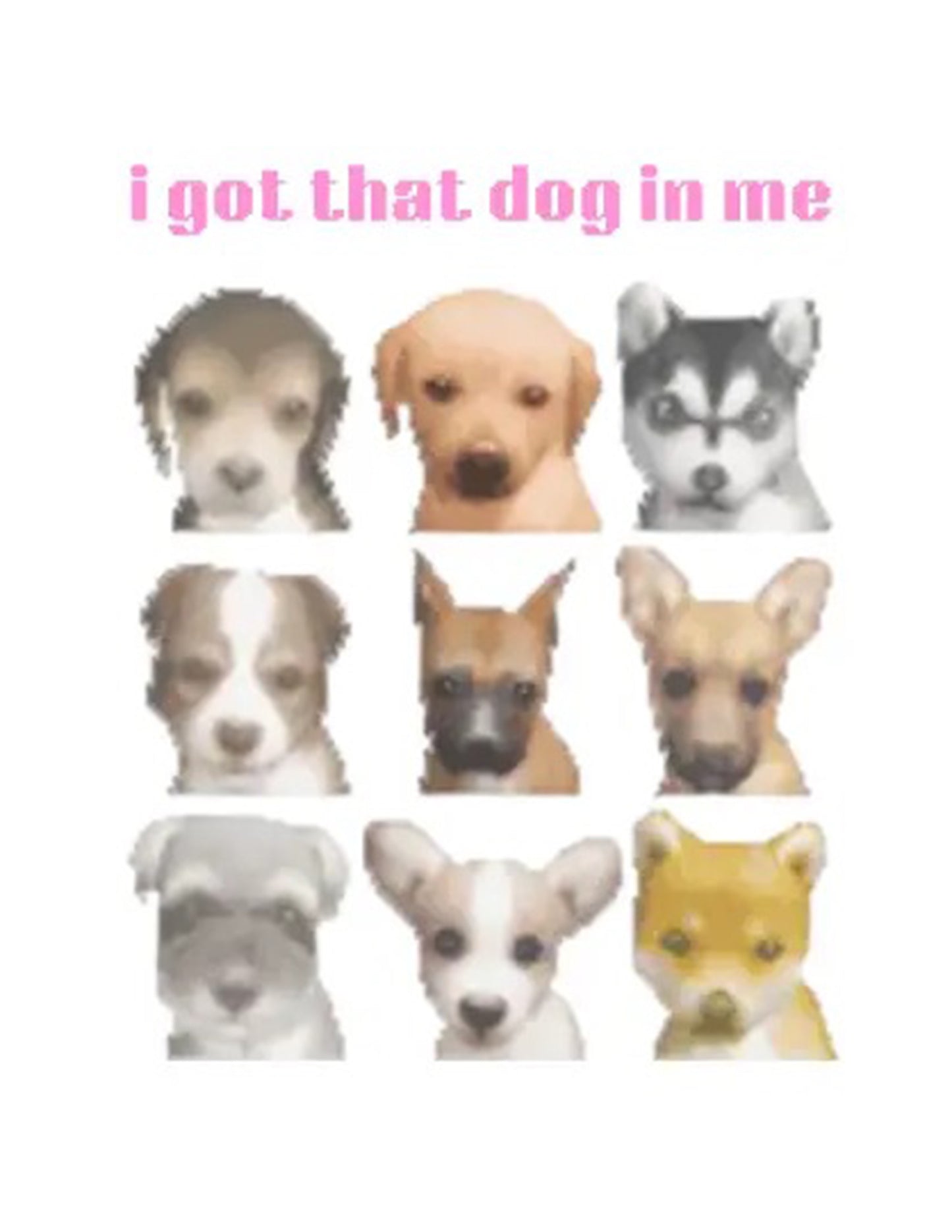 Bedazzled Dog In Me Keychain