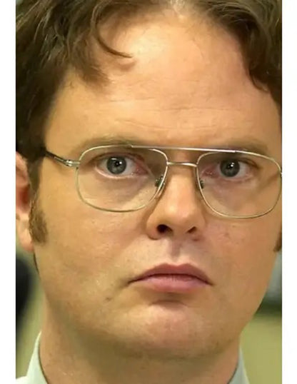 Bedazzled Dwight Keychain