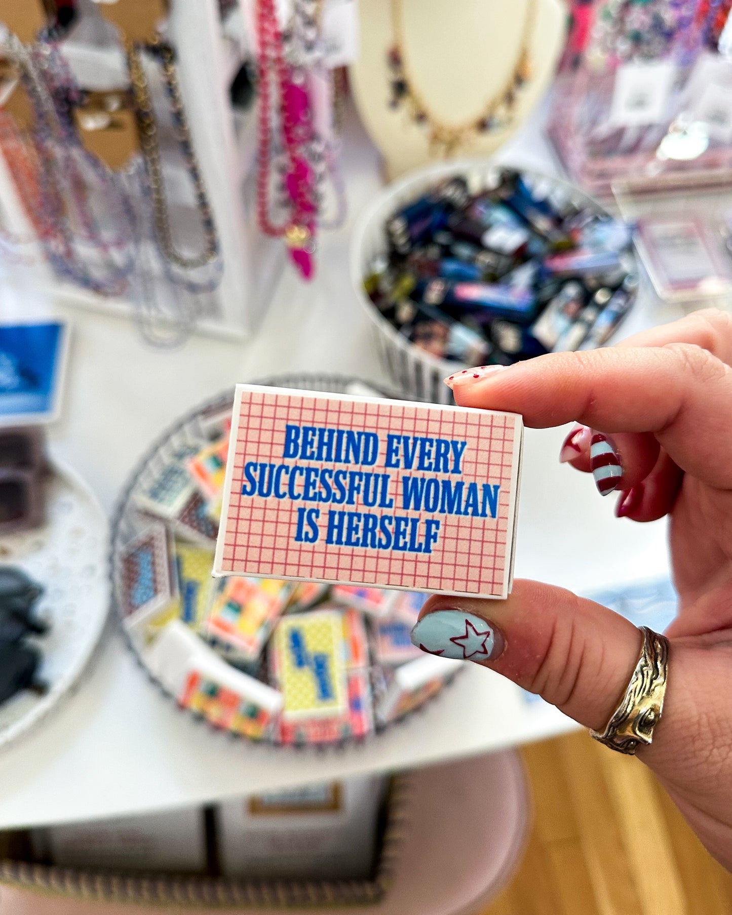 Behind Every Successful Woman Matchbox