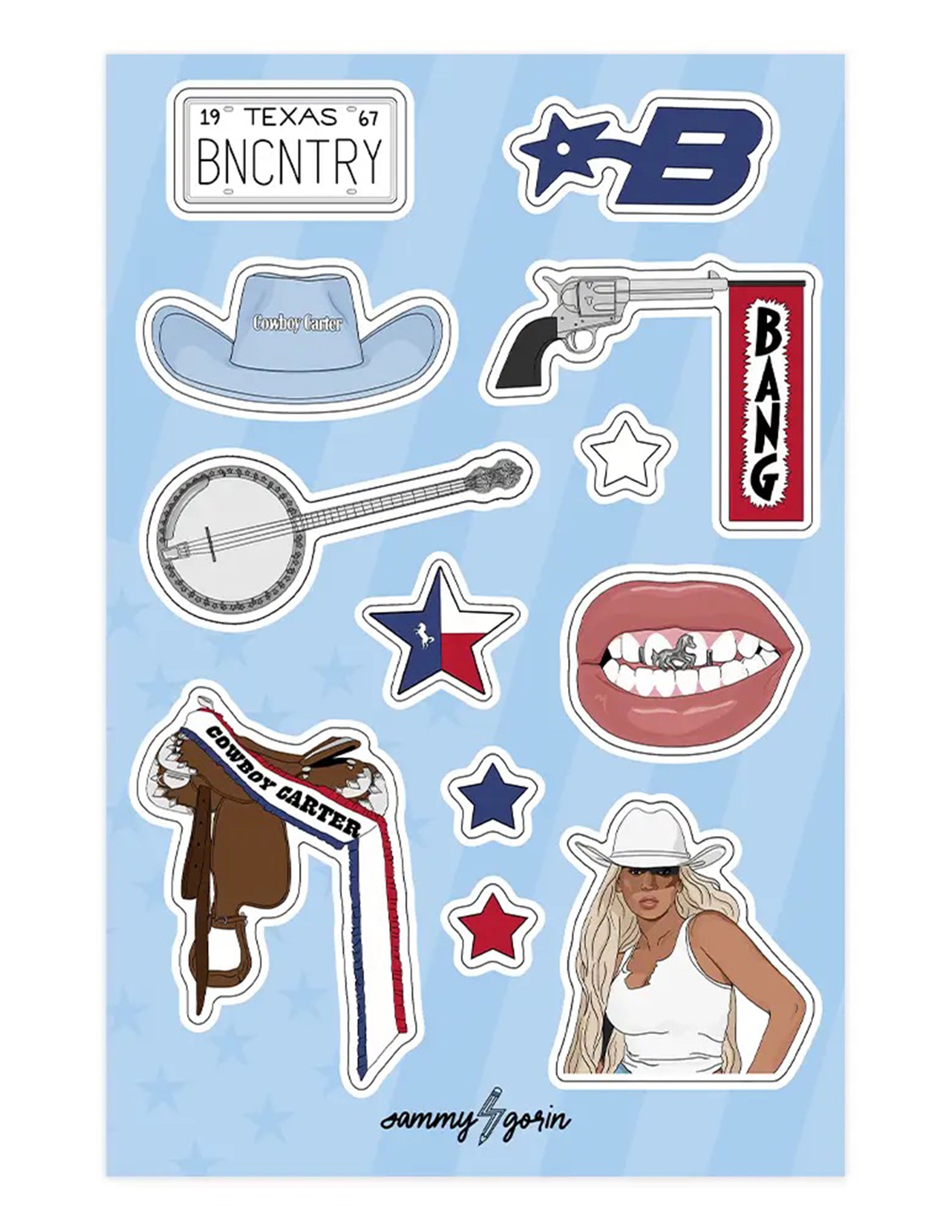 Bey Haw Bey-Haw Sticker Sheet – Pop Cultur'd Co.