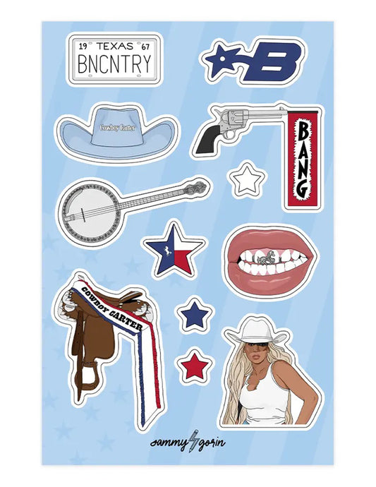 Bey-Haw Sticker Sheet