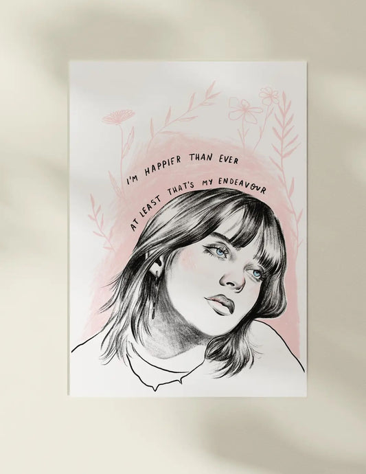 Billie Getting Older Print