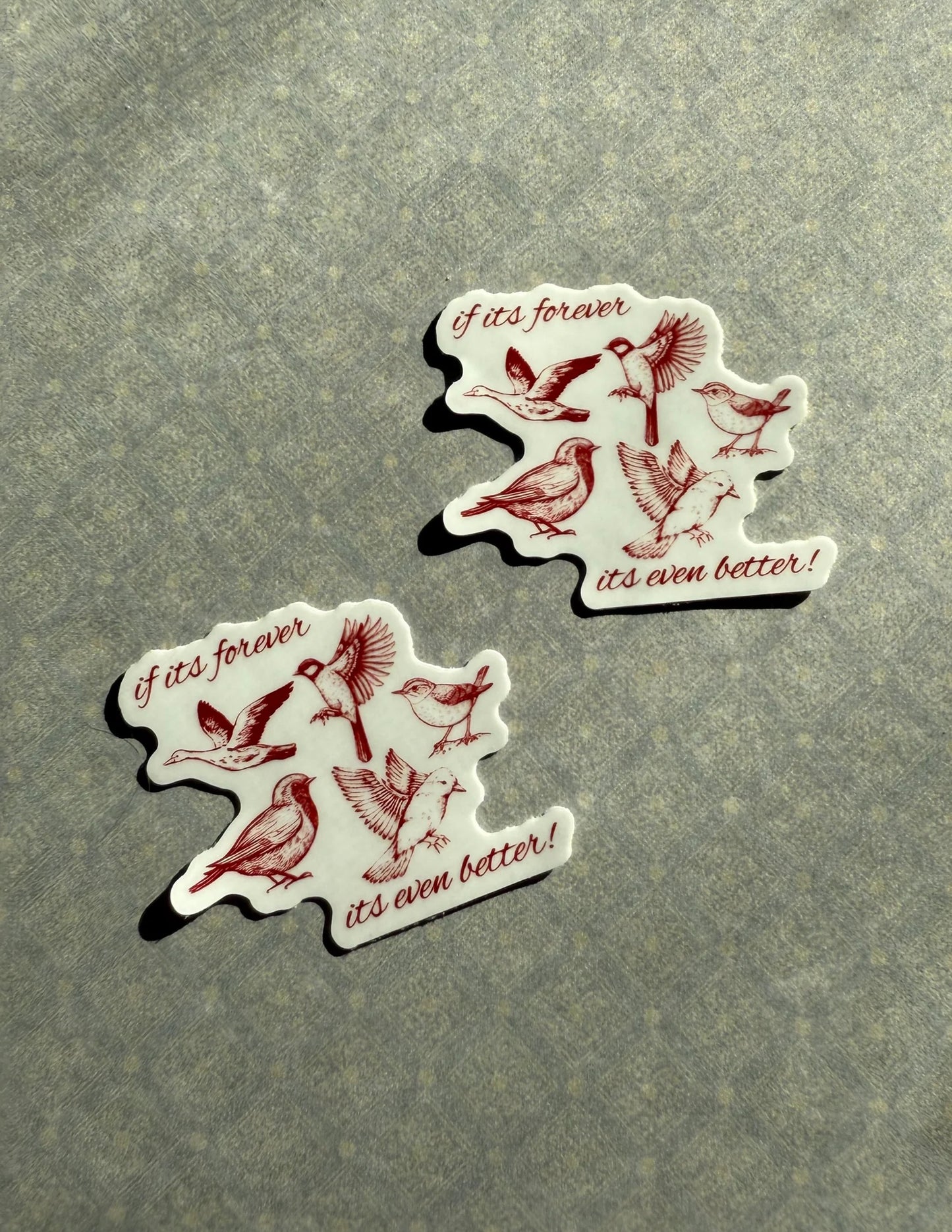 Birds Of A Feather Sticker