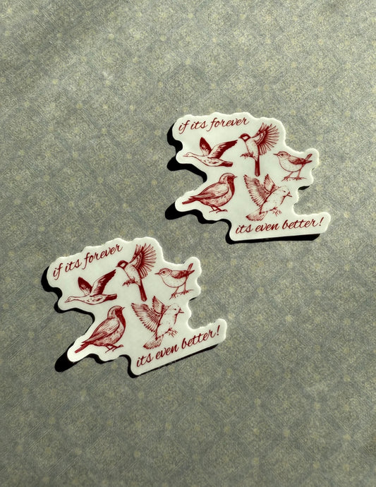 Birds Of A Feather Sticker