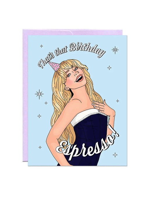 Birthday Espresso Card