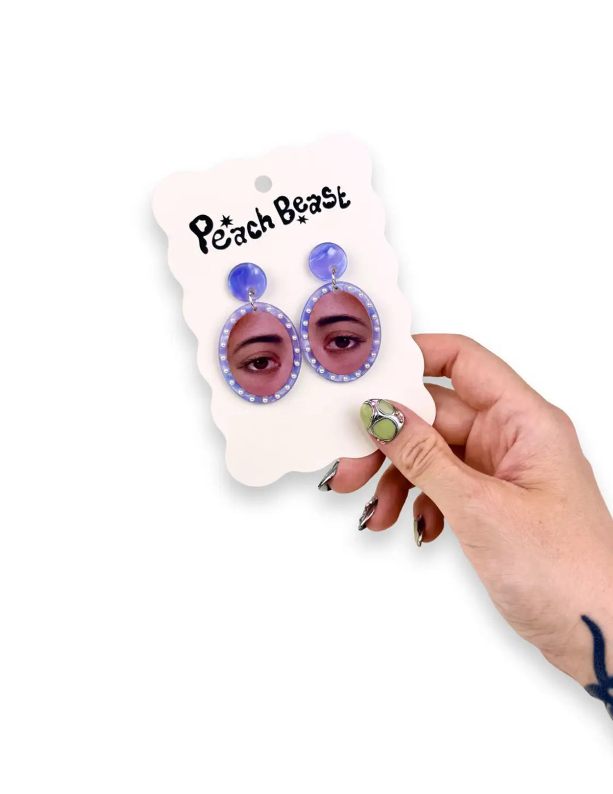 Blue Lover's Eye Earrings
