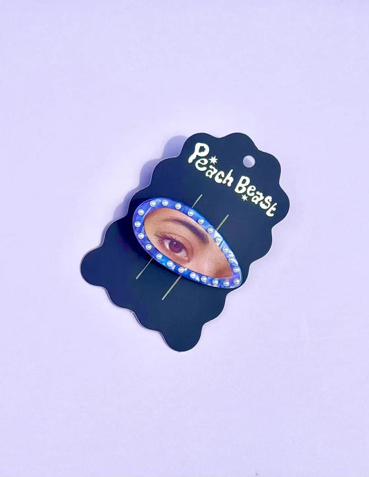 Blue Lover's Eye Hair Clip