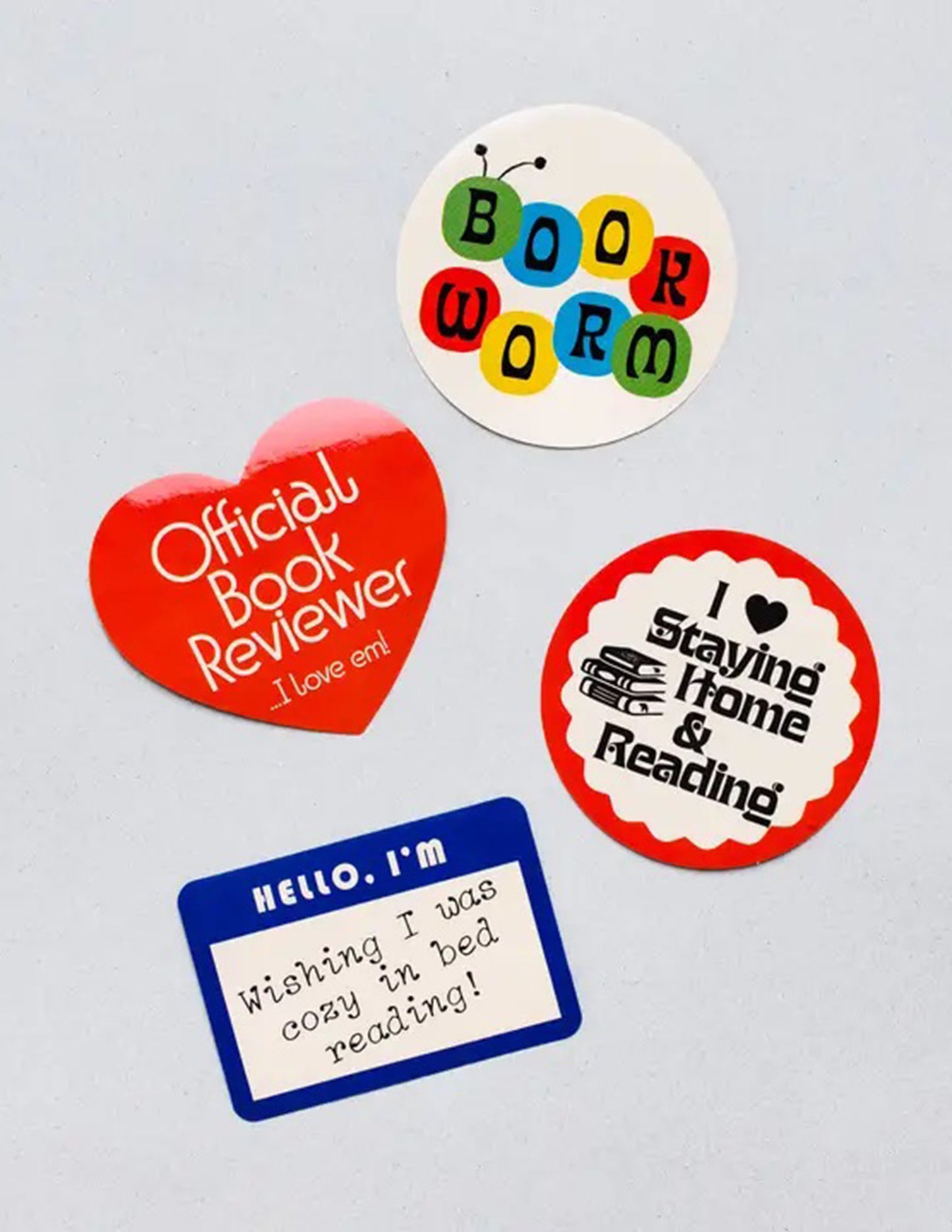 Booked & Busy Jumbo Sticker Set