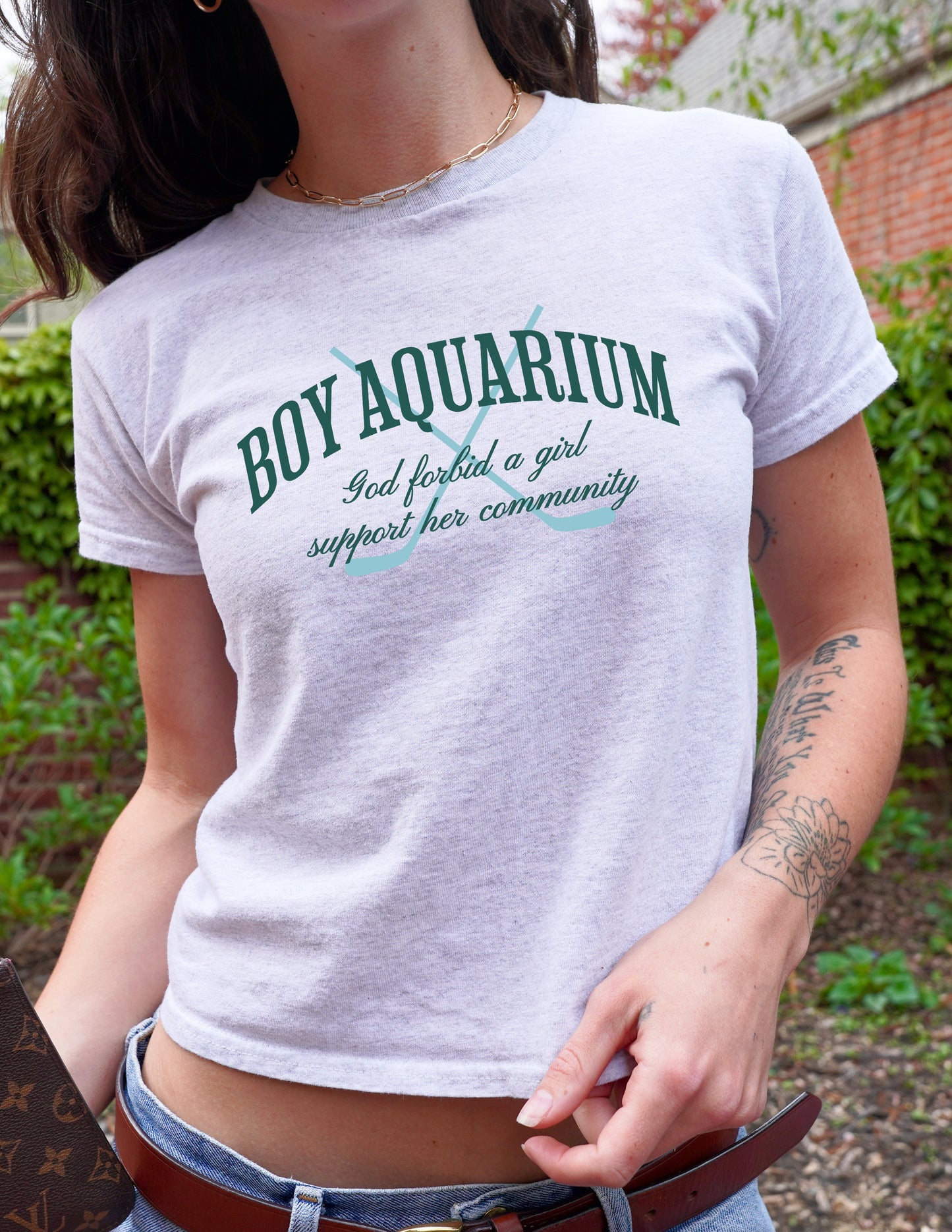 Boy Aquarium Baby Tee