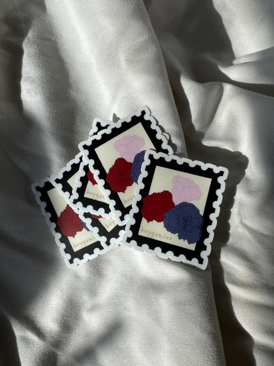 Boygenius Stamp Sticker