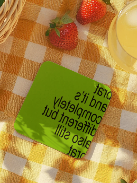 Brat Ceramic Coaster