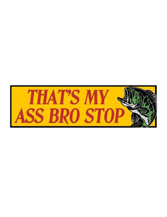 Bro Stop Bumper Sticker